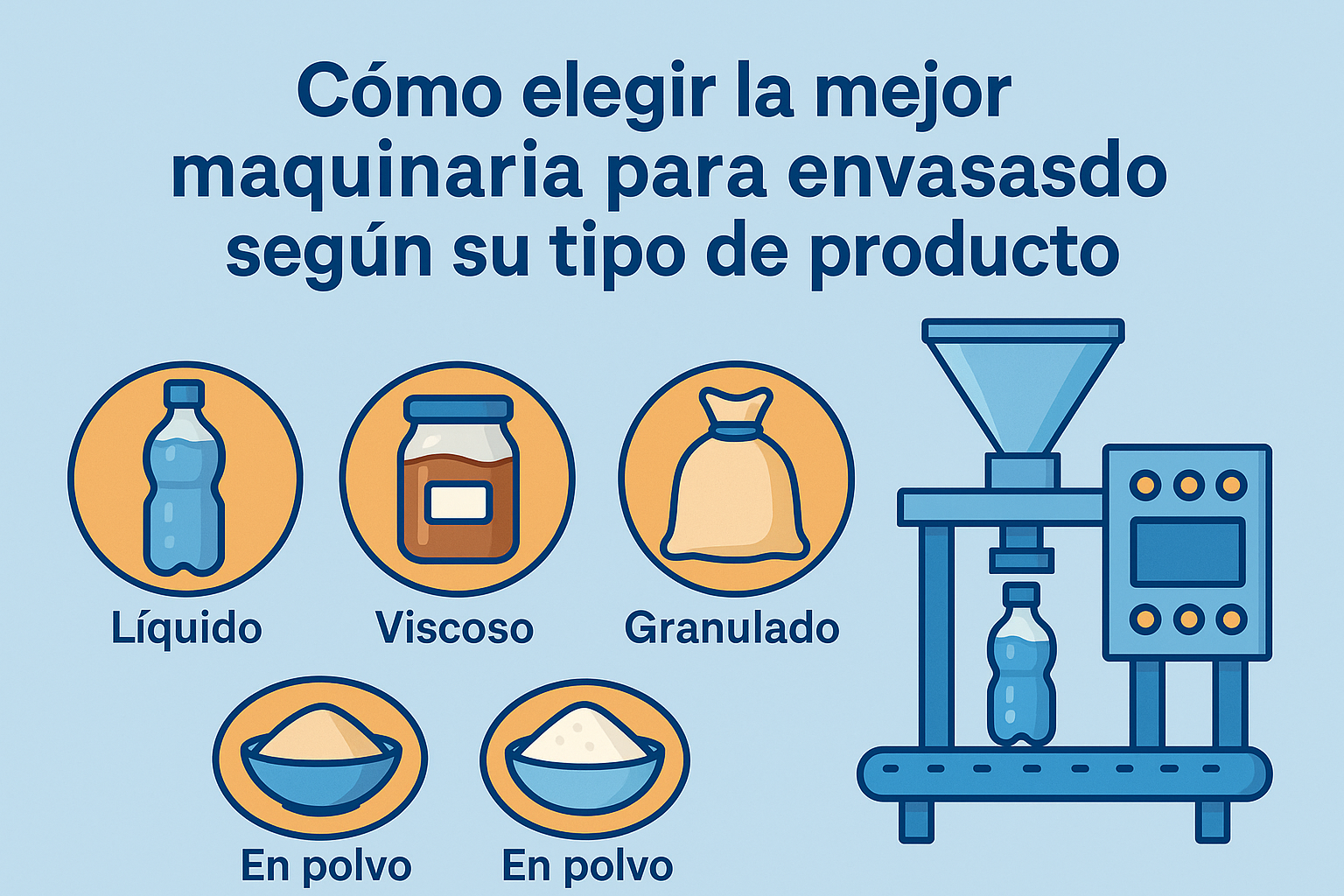 Cómo elegir la mejor maquinaria para envasado según su tipo de producto